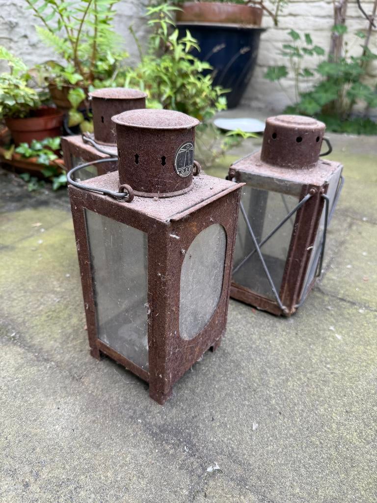 3 Brocante lantaarns, Antiek en Kunst, Ophalen