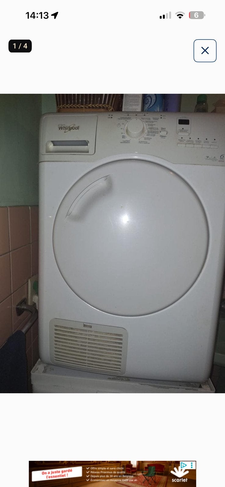 Seche-linge a donner, Electroménager, Enlèvement, Ne fonctionne pas