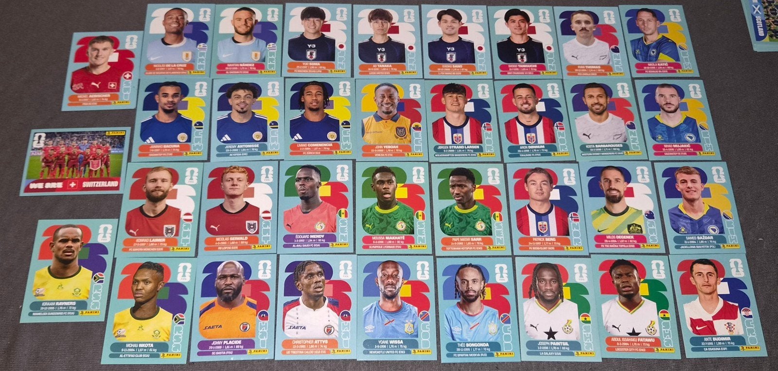 !! Lot de 35 stickers!! Panini World cup 2026, Envoi, Neuf, Autres types