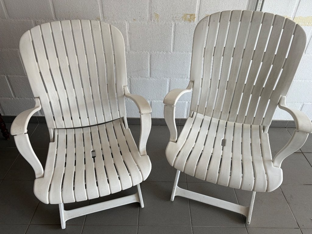 Tuinstoelen, Jardin & Terrasse, Chaises de jardin, Enlèvement, Utilisé, Synthétique, Ajustable
