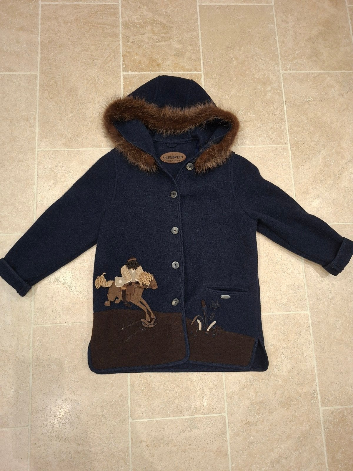 Manteau en pure laine vierge Giesswein, Enlèvement ou Envoi
