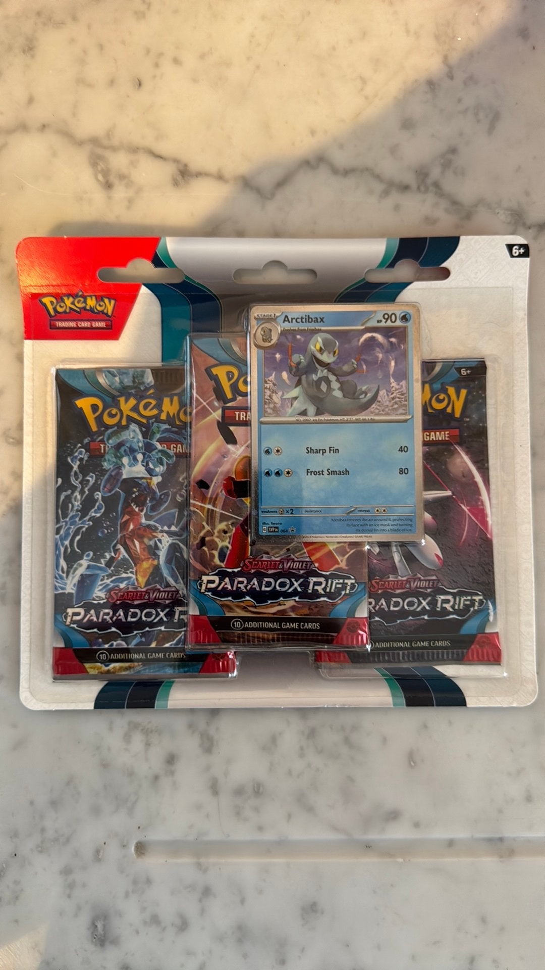 Blister de 3 Pokemon Paradox Rift, Hobby & Loisirs créatifs, Enlèvement ou Envoi, Neuf, Booster