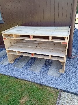 Buitentafel, Tuin en Terras, Ophalen, Hout