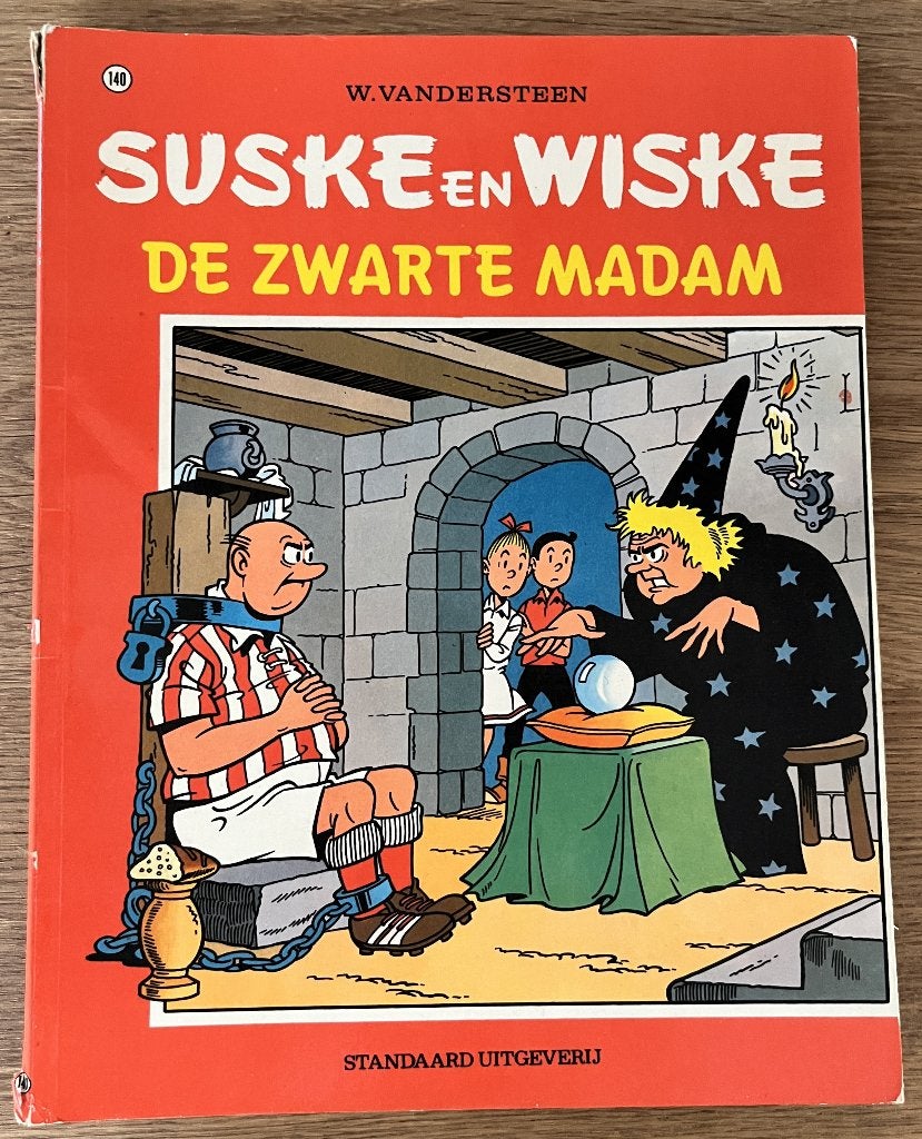 Suske en Wiske - De zwarte madam -140(1973) Strip, Boeken, Eén stripboek, Ophalen of Verzenden, Gelezen