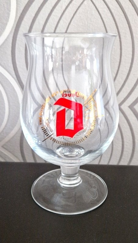 Duvel glas 'the devilish angle 45', Ophalen of Verzenden, Bierglas