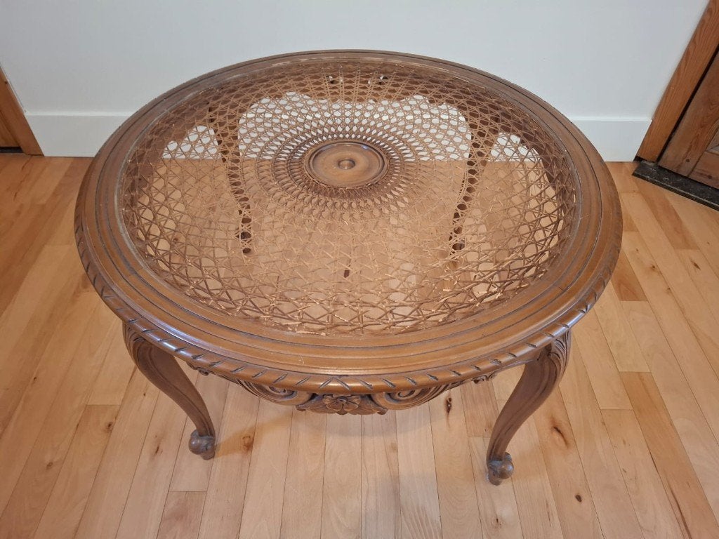 Ronde vintage salontafel, Huis en Inrichting, Ophalen