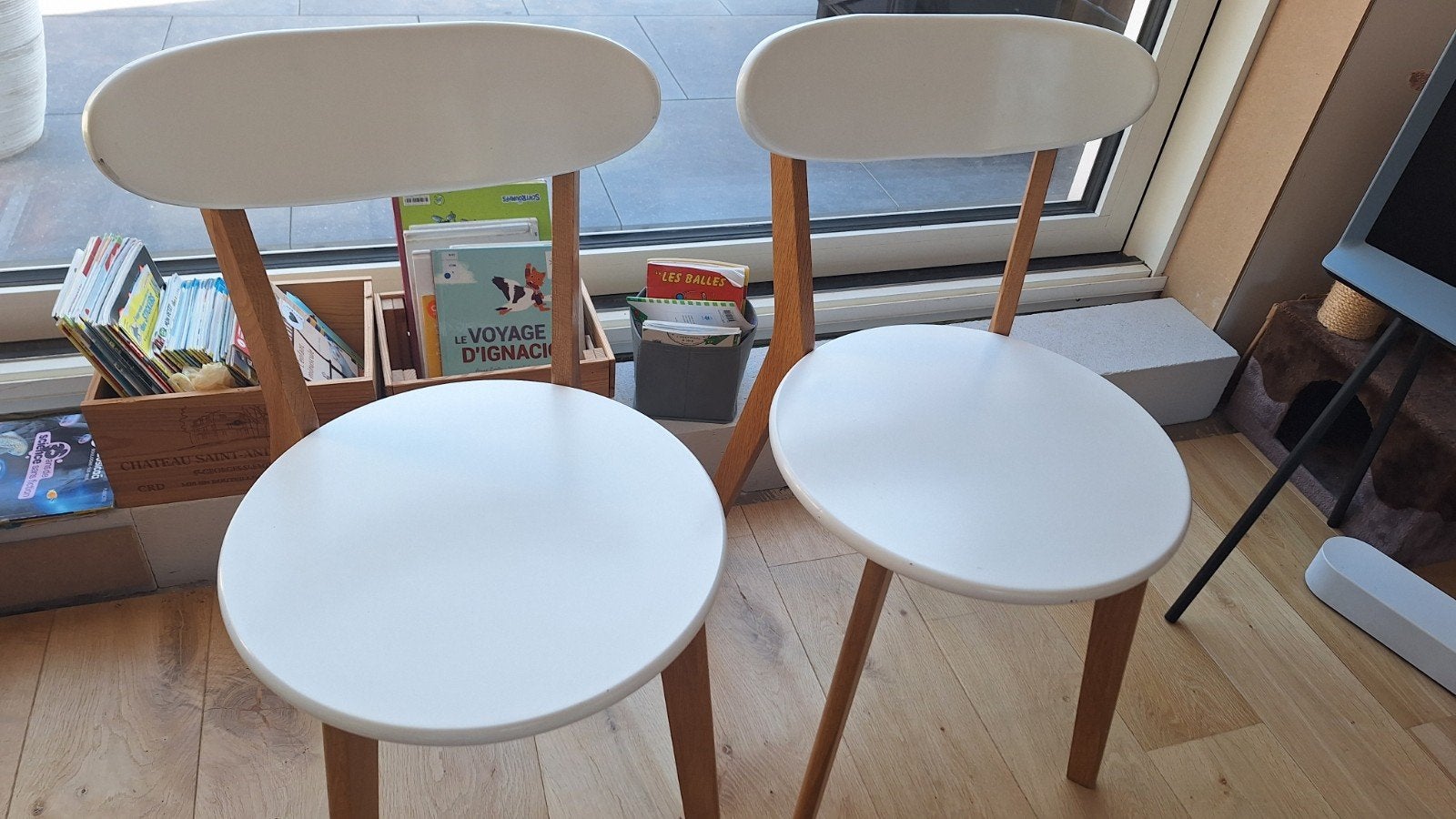 Lot 6 chaises, Enlèvement, Cinq, Six Chaises ou plus, Utilisé, Bois