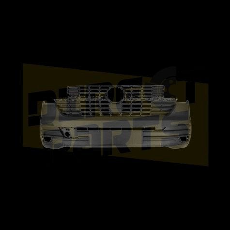 Volkswagen T6.1 (11/19-) voorbumper (9B9 satijnzwart) Origin, Neuf, Volkswagen, -, -