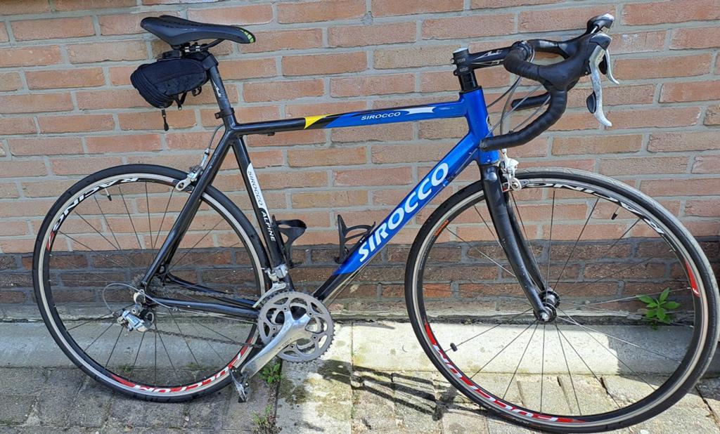 Koersfiets sirocco aluminium, Fietsen en Brommers, Fietsen | Racefietsen, Ophalen, Aluminium