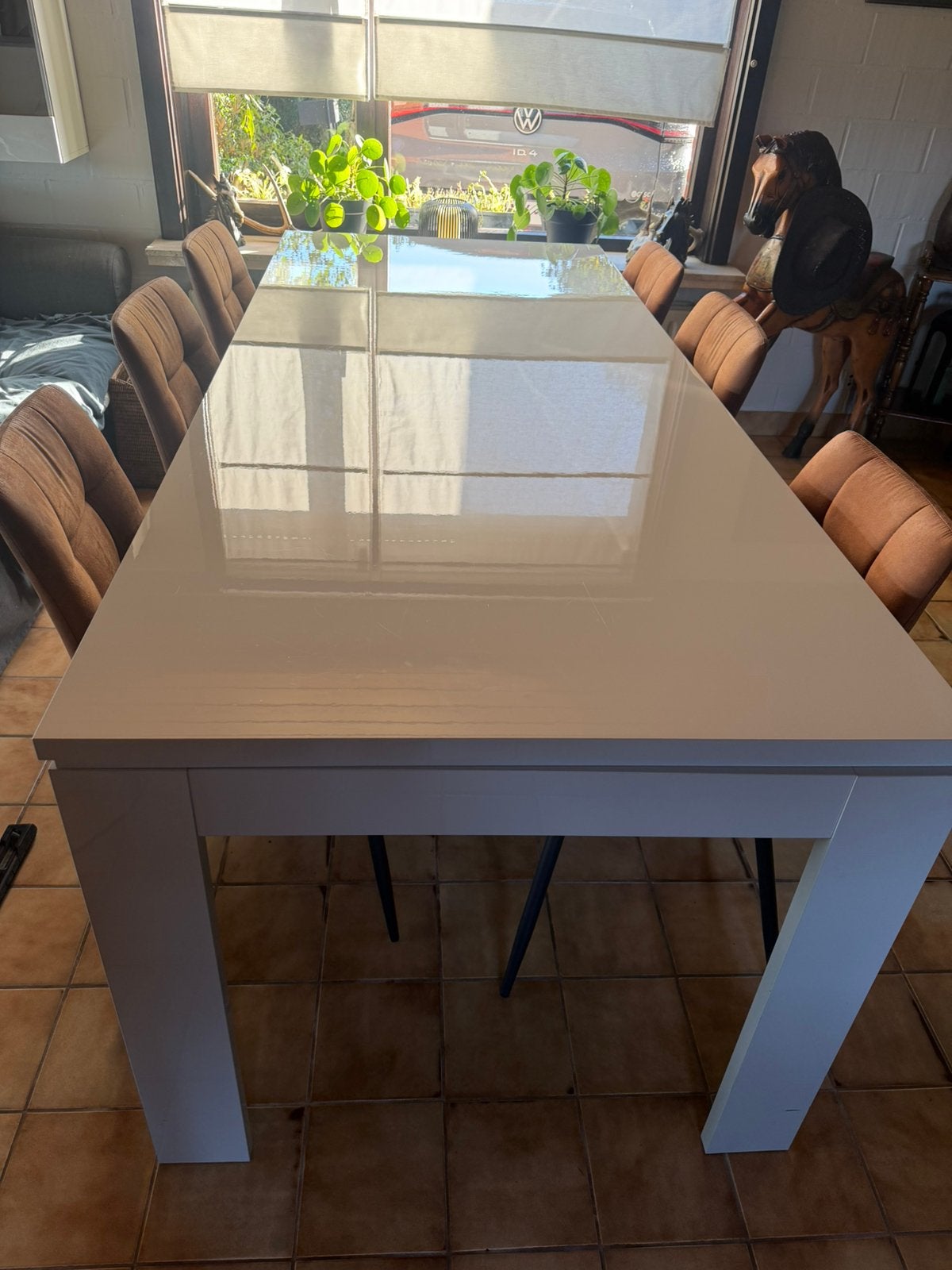 Eetkamer, Ophalen, 200 cm of meer, 50 tot 100 cm, Zo goed als nieuw