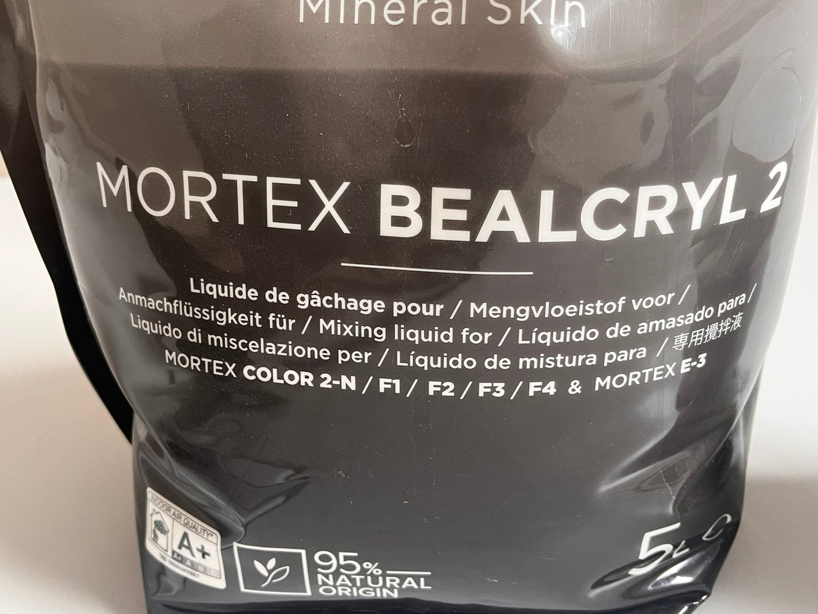 mortex bealcryl 2 met tint bruin/ beige, 5 tot 10 liter, Ophalen, Nieuw, Bruin