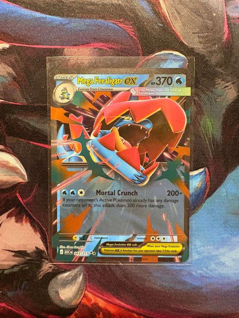 Mega Feraligator Ex - Asc 043, Enlèvement ou Envoi, Neuf, Cartes en vrac, Foil