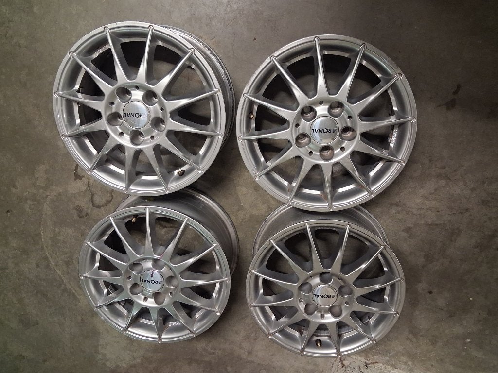 4x RONAL Velgen - 5x112 - 15 inch PRIJSVERLAGING, Autos : Pièces & Accessoires, Pneus & Jantes, Enlèvement, 15 pouces, Pneus hiver