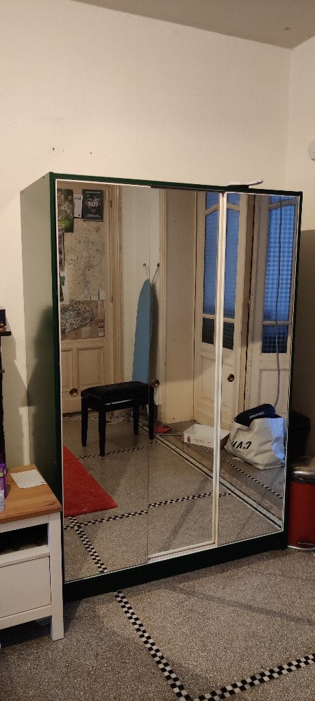 Kleerkast, Ophalen, Met deur(en), Gebruikt, 100 tot 150 cm