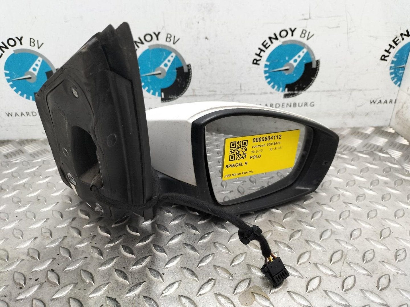 VOLKSWAGEN POLO 6R 1.4-16V Comfortline  SPIEGEL R 2010, Ophalen of Verzenden, Gebruikt, ARN erkend