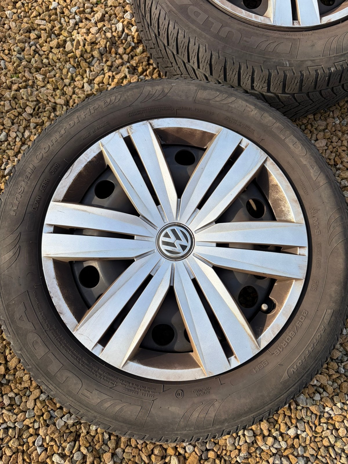 205/60R16 96H winterbanden, Ophalen, Gebruikt, 16 inch, Banden en Velgen