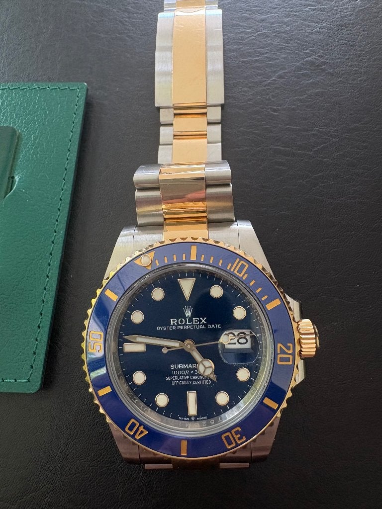 Rolex Bluesy 126613LB, Bijoux, Sacs & Beauté, Montre-bracelet, Rolex, Comme neuf, Or