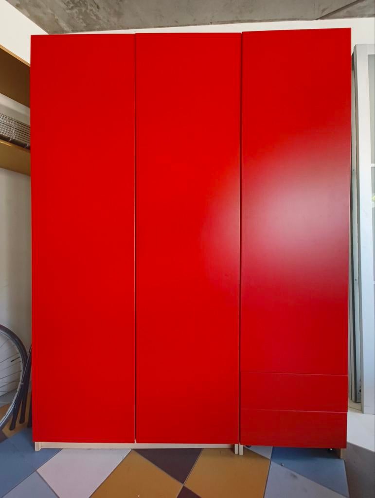 Rode Ikea PAX kast, Ophalen