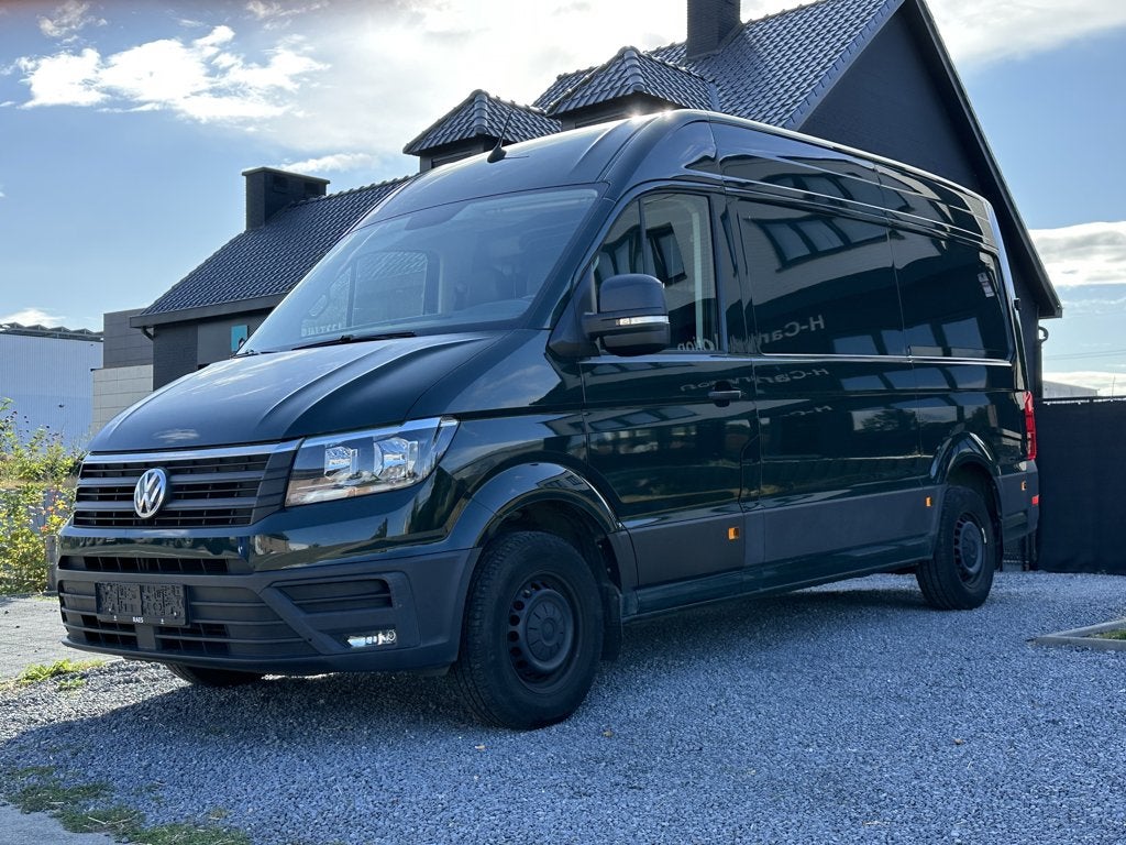Crafter 2.0 CR TDi L3H2 *Apple carpl/*BTW wagen*1ste eigen*, Auto's, Volkswagen, Dealer onderhouden, Parkeersensor, 3000 kg, Bedrijf
