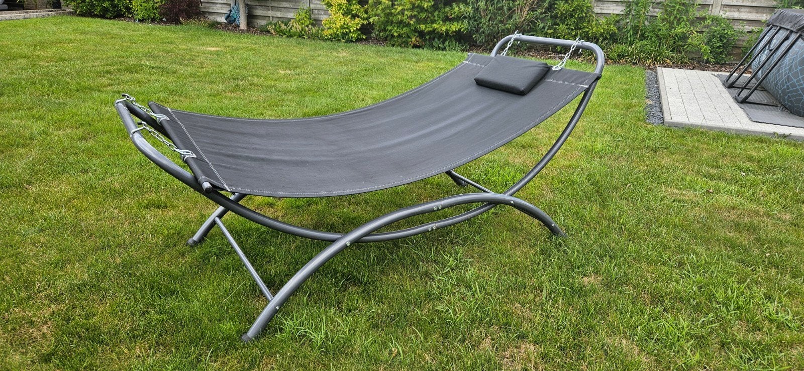 Hangmat, Jardin & Terrasse, Hamacs, Une personne, Avec support, Enlèvement, Utilisé