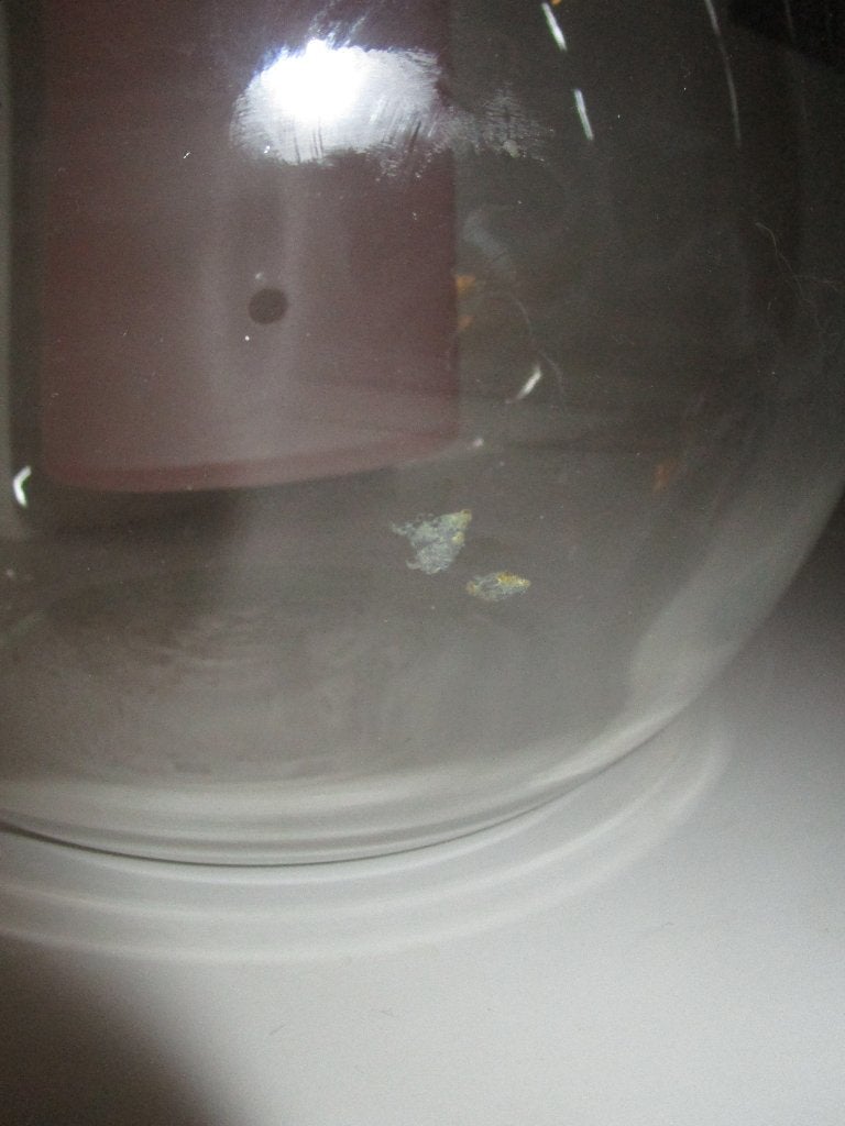 Giannifranco Frattini , vaas SFERA, Ophalen, Transparant, 30 cm, Glas