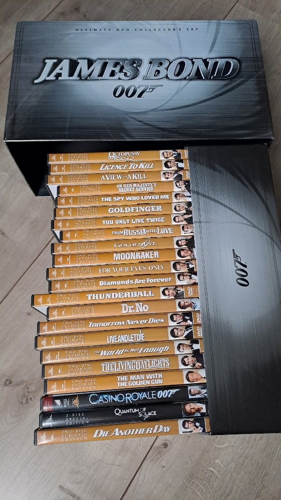James Bond DVD Box, Ophalen, Zo goed als nieuw