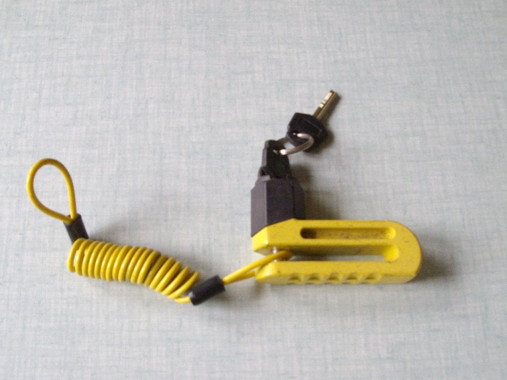 Anti diefstal slot - schijfremslot, Motoren, Accessoires | Sloten, Ophalen of Verzenden, Zo goed als nieuw