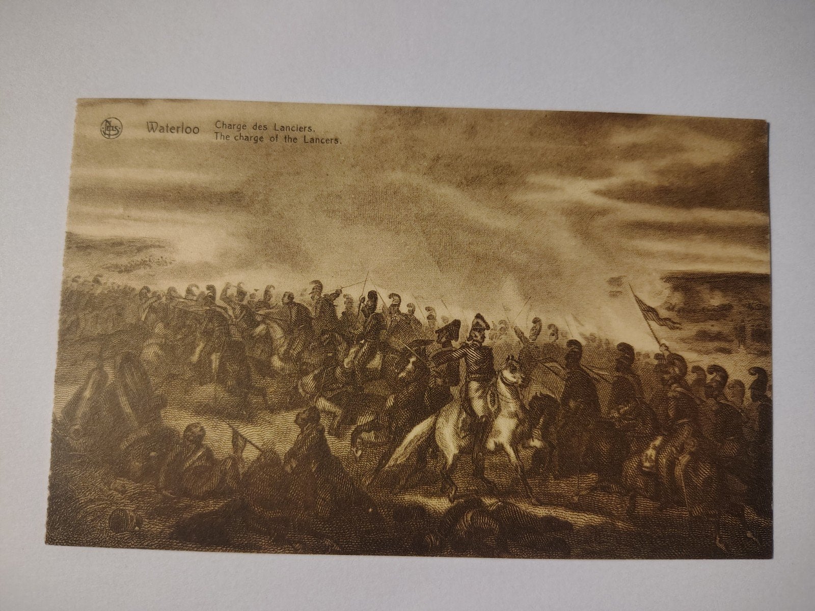Waterloo Charge des Lanciers., Ophalen of Verzenden