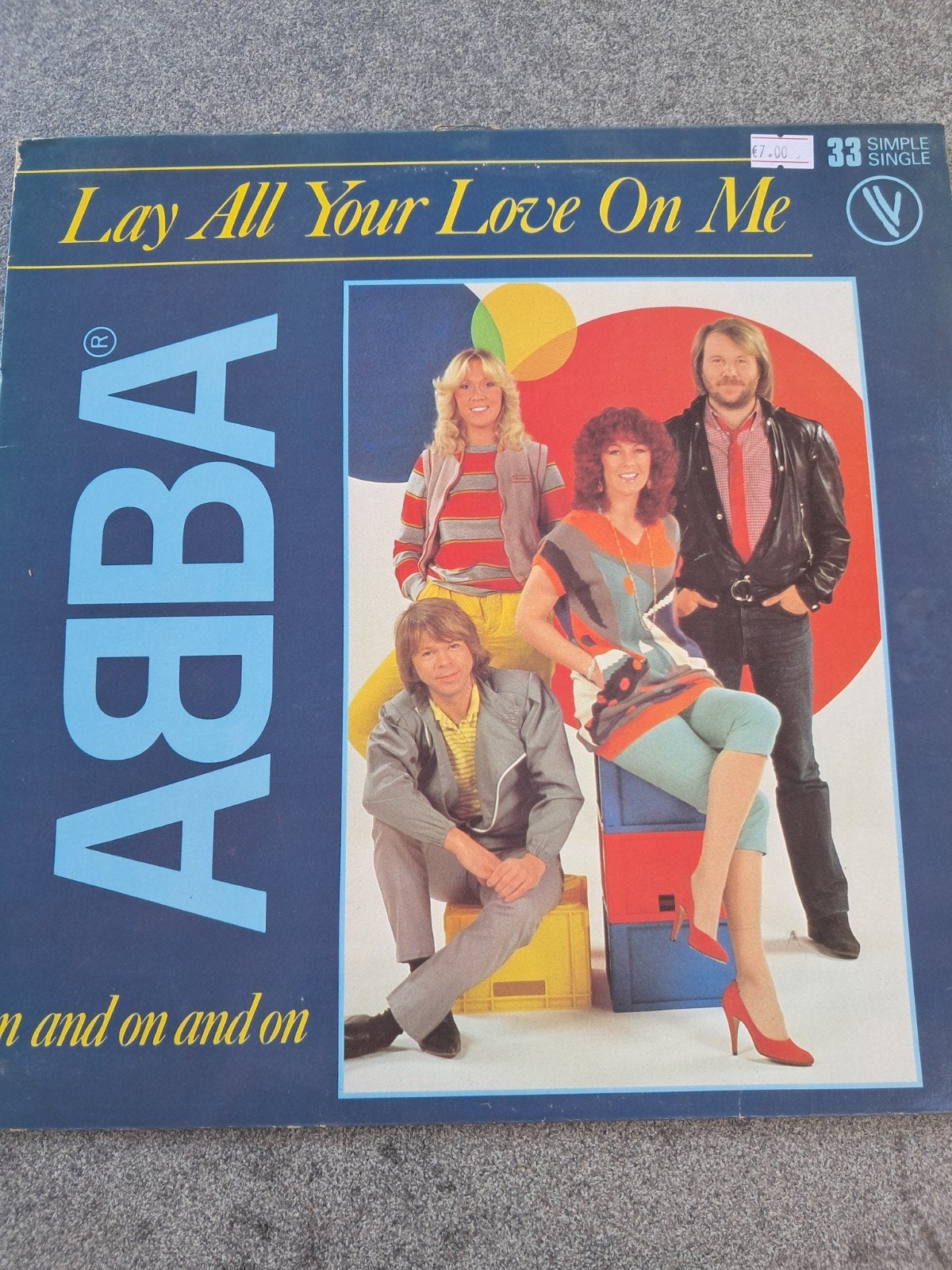 12inch Abba, CD & DVD, Vinyles | Dance & House, 12 pouces, Enlèvement ou Envoi, Dance populaire, Utilisé