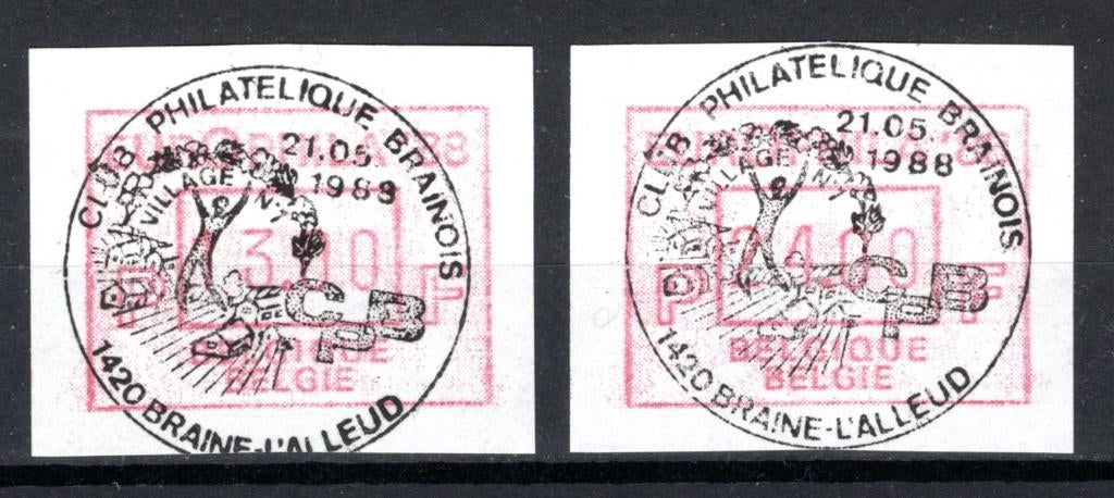 ATM 70 FDC 1988 - Europhila '88, Neuf, Enlèvement ou Envoi, Affranchi, Oblitération 1er jour