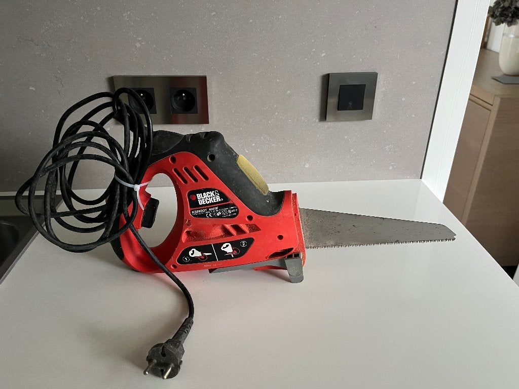 Zaagmachine Black & Decker, Doe-het-zelf en Bouw, Ophalen, Gebruikt