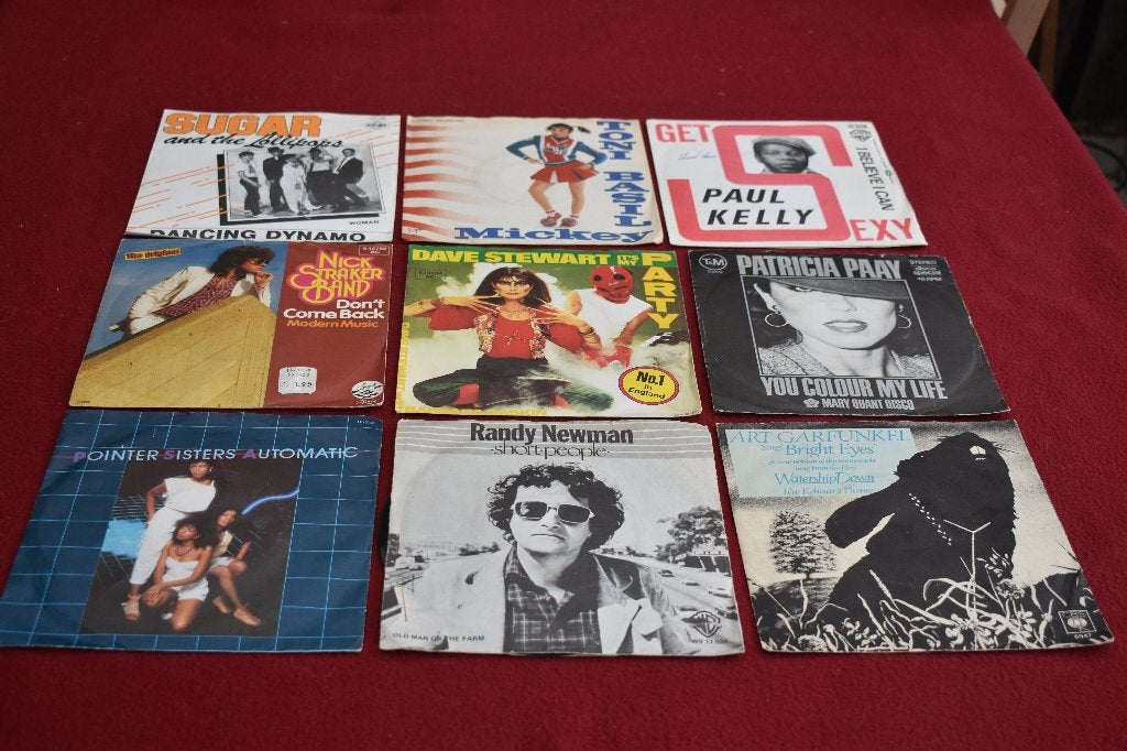 45t's lijsten  om eventjes te snuffelen in het aanbod, CD & DVD, Enlèvement ou Envoi, 7 inch, Autres types, Dance populaire