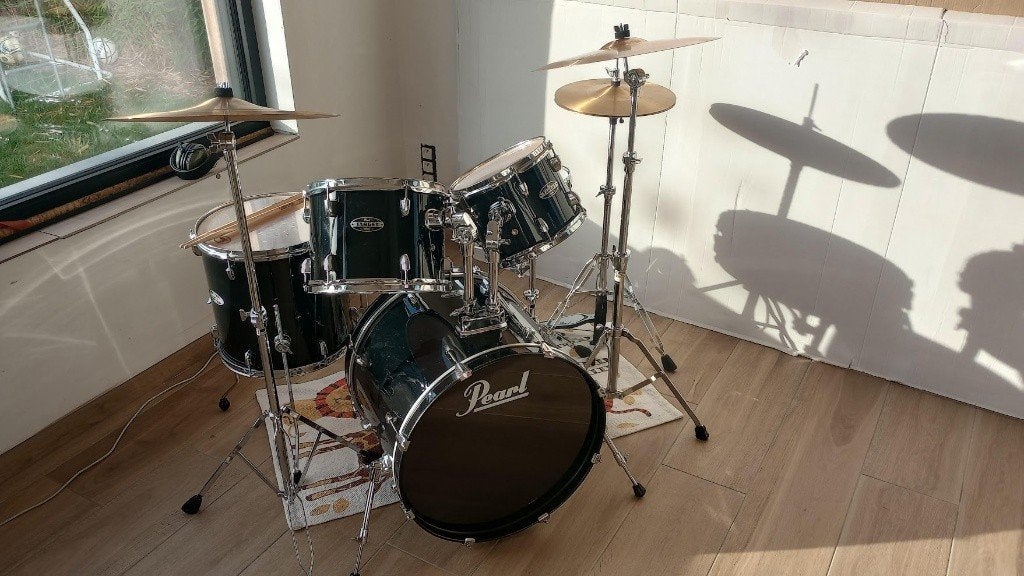 Complete Pearl Target Drumset, Ophalen, Gebruikt, Pearl
