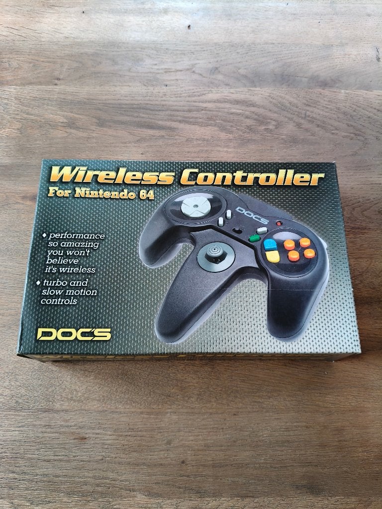 Manette sans fil vintage N64 Nintendo 64 DOC'S - neuve, Enlèvement ou Envoi, Neuf
