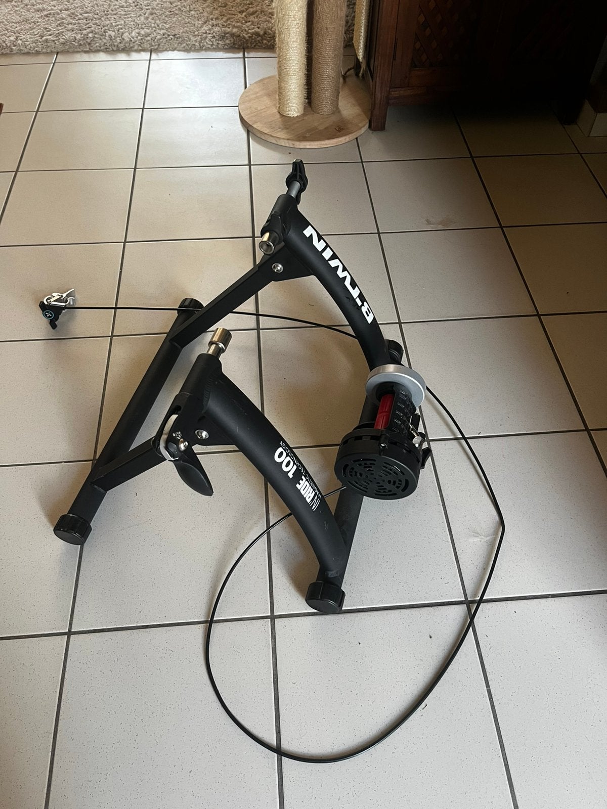 Rollentrainer b’twin, Sport en Fitness, Wielrennen, Ophalen of Verzenden, Zo goed als nieuw