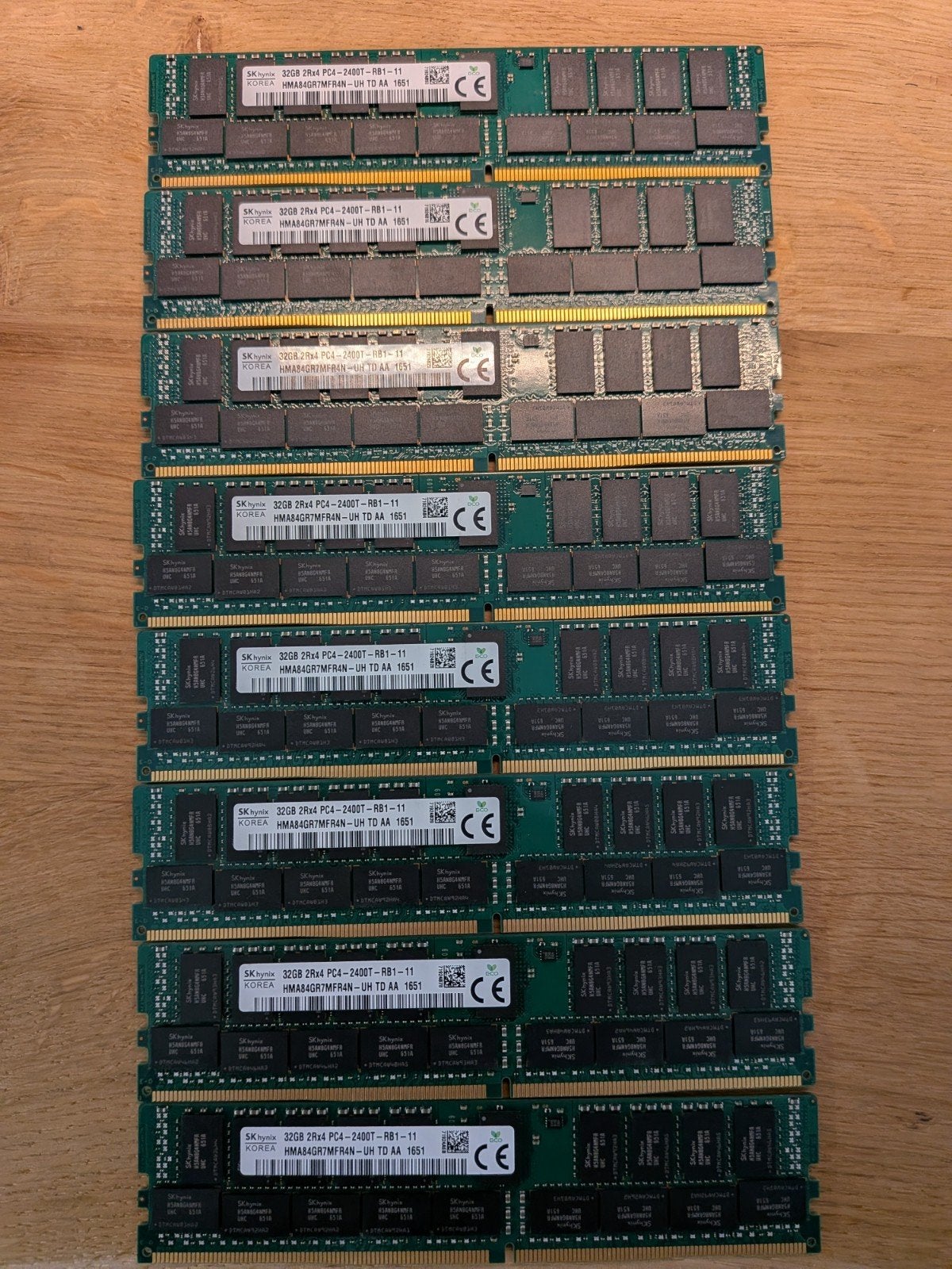 8x 32GB DDR4 RAM SK Hynix, Computers en Software, RAM geheugen, Ophalen, DDR4