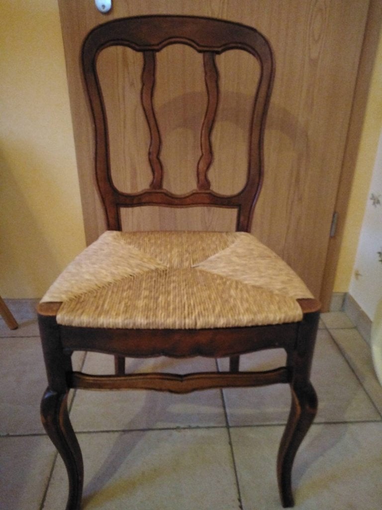 Lot de 4 chaises anciennes, Maison & Meubles, Ancien, Comme neuf, Brun, Enlèvement
