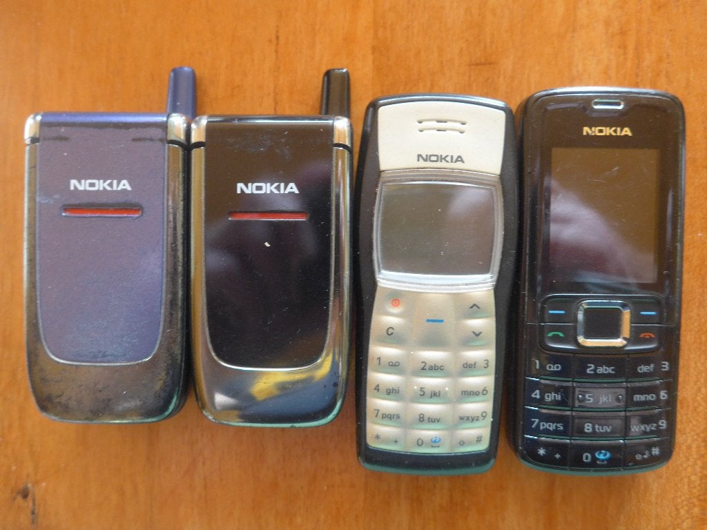 Nokia ; 4 appareils vintage, Autres modèles, Enlèvement ou Envoi, Clavier physique, Utilisé