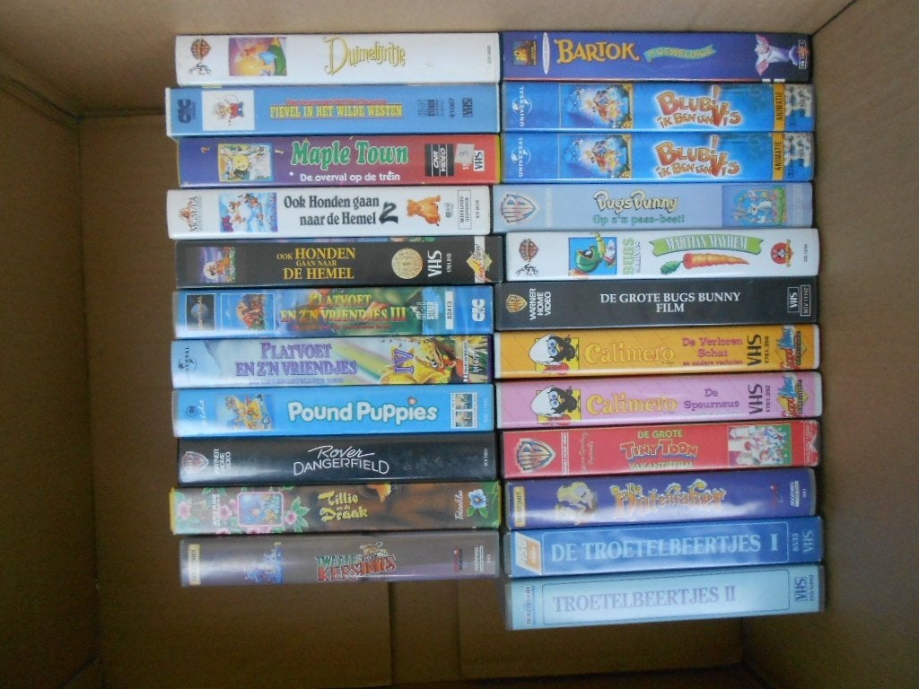 originele VHS video's tekenfilm, kunnen per stuk gekocht wor, Cd's en Dvd's, VHS | Kinderen en Jeugd, Gebruikt, Tekenfilm, VHS