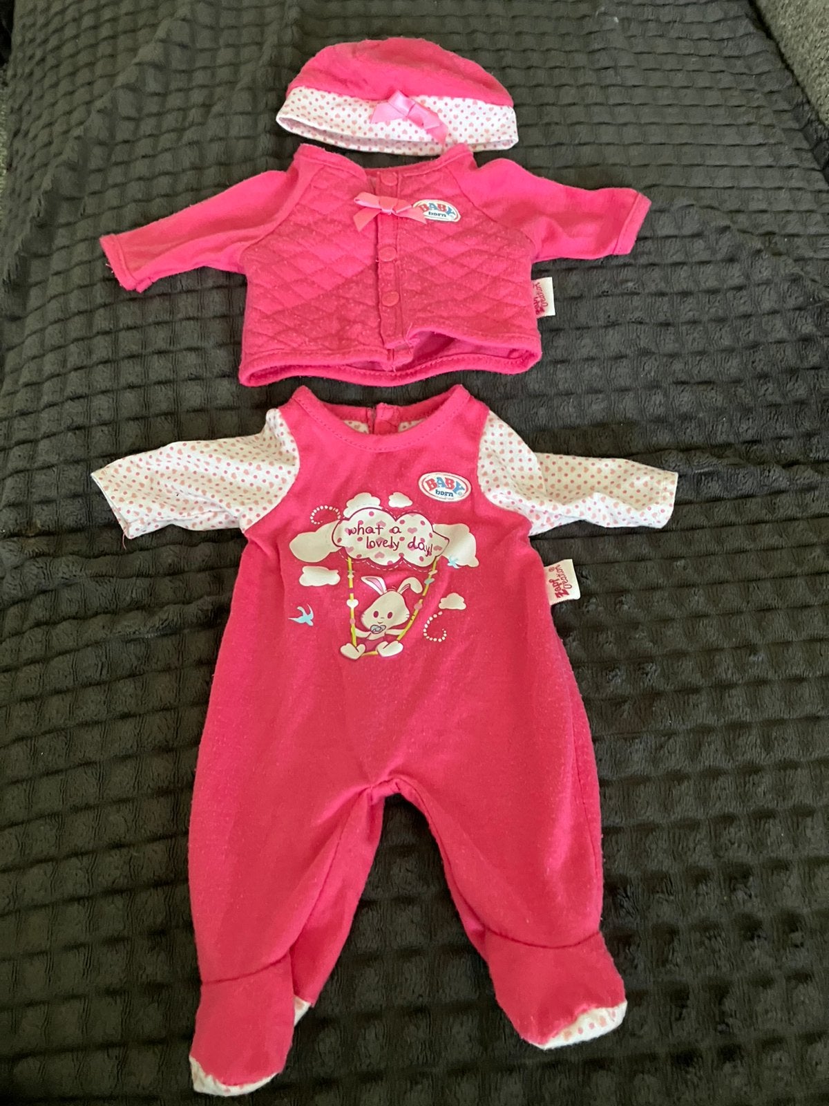 3 pièces Baby Born Zapf Creation pour poupée 43 cm, Enlèvement ou Envoi, Comme neuf