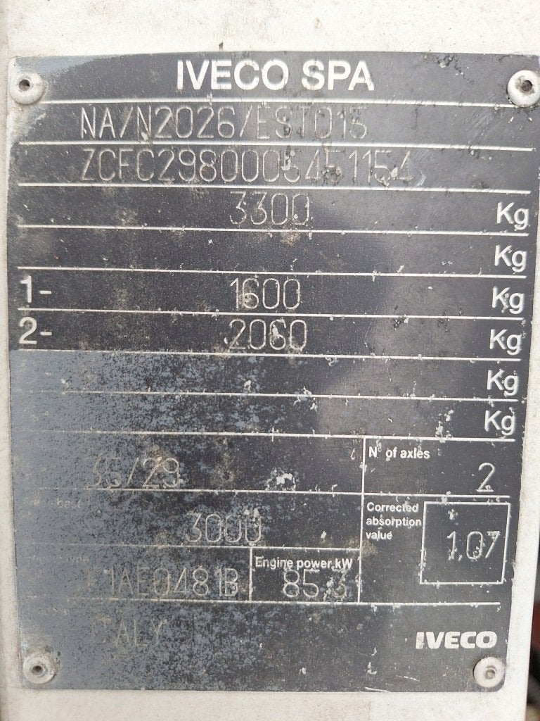 Moteur F1AE0481B Nu Daily IVECO, Verzenden, Gebruikt, Overige automerken