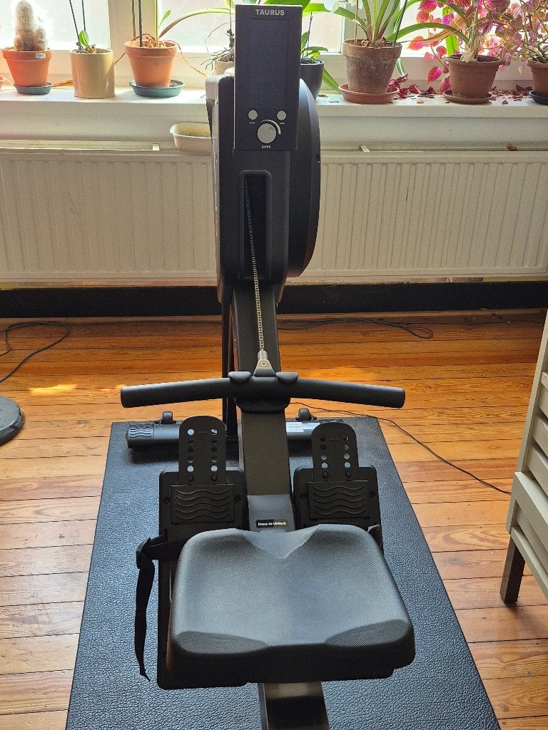 Taurus Roeitrainer Row-X, Sport en Fitness, Fitnessapparatuur, Ophalen, Zo goed als nieuw, Roeitrainer