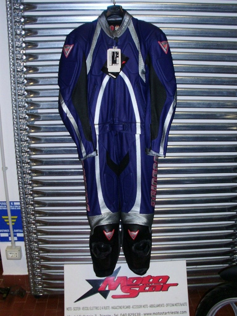 Dainese T-age lederen pak 50, Motoren, Ophalen, Dainese, Tweedehands, Heren