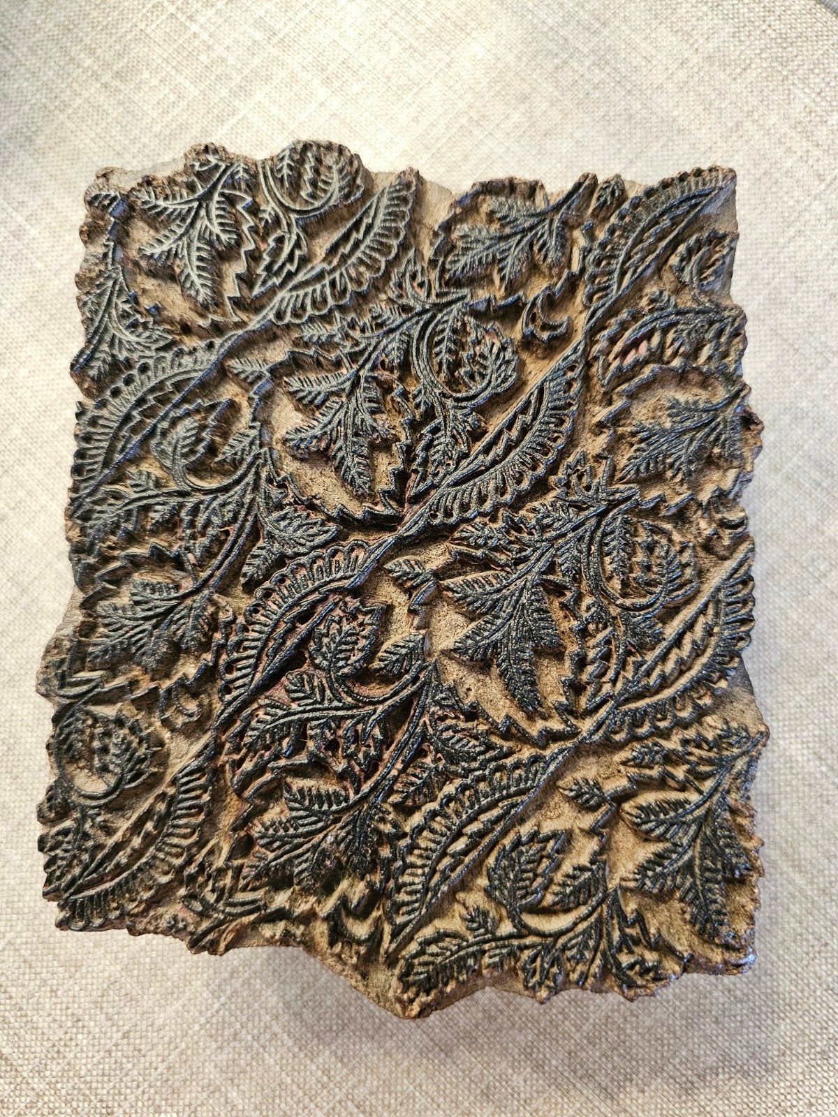 Oude Batique stempel in hout, Antiek en Kunst, Antiek | Gereedschap en Instrumenten, Ophalen of Verzenden