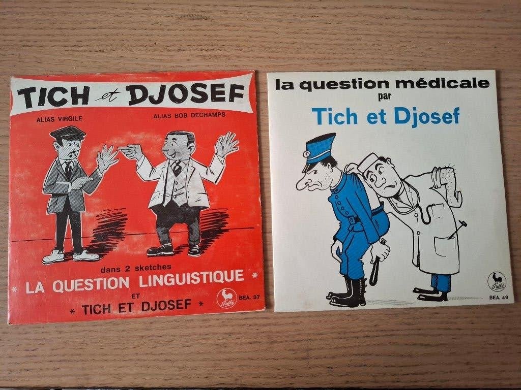 45T TICH & DJOSSEF Virgile et Bob Dechamps 1970, Enlèvement ou Envoi, Utilisé