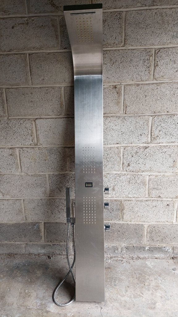 Panneau de douche EsseBagno en acier inoxydable, Maison & Meubles, Salle de bain | Salle de bain complète, Utilisé, Enlèvement