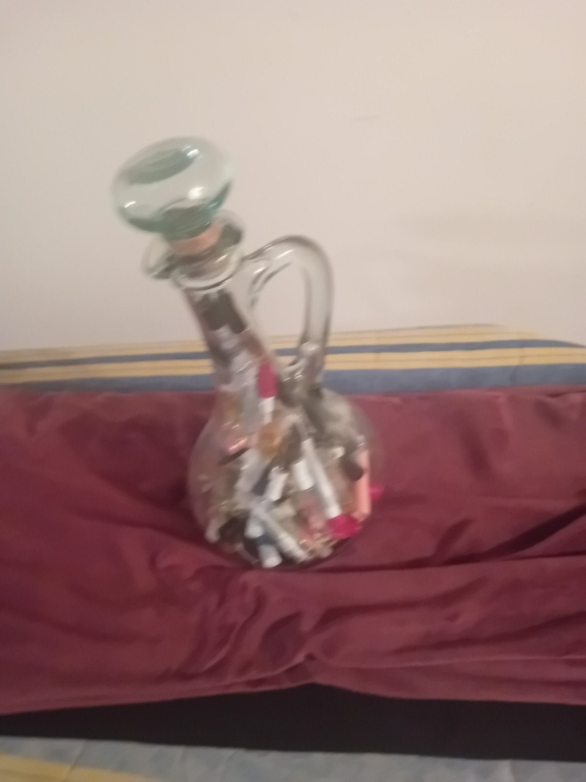 fles vol staaltjes, Verzamelen, Ophalen