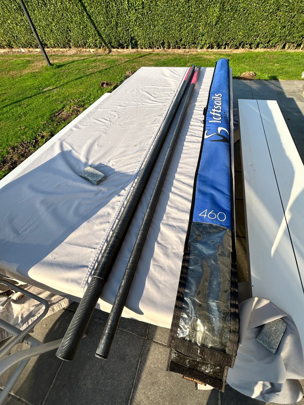 Loftsails 460 75% carbon mast, Ophalen, Minder dan 250 cm, 6.5 m² tot 8 m², Mast