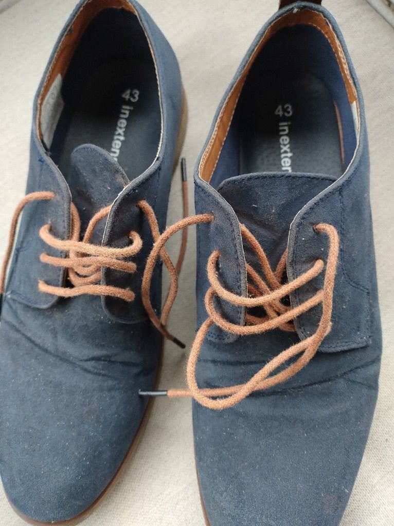 Schoenen, Ophalen, Blauw, Zo goed als nieuw, Veterschoenen