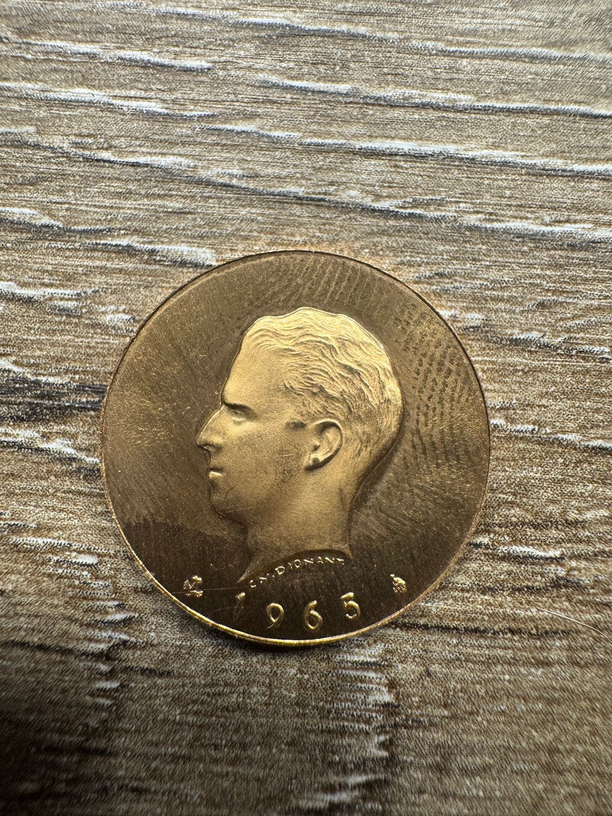 Gouden penning Boudewijn 1965, Ophalen of Verzenden